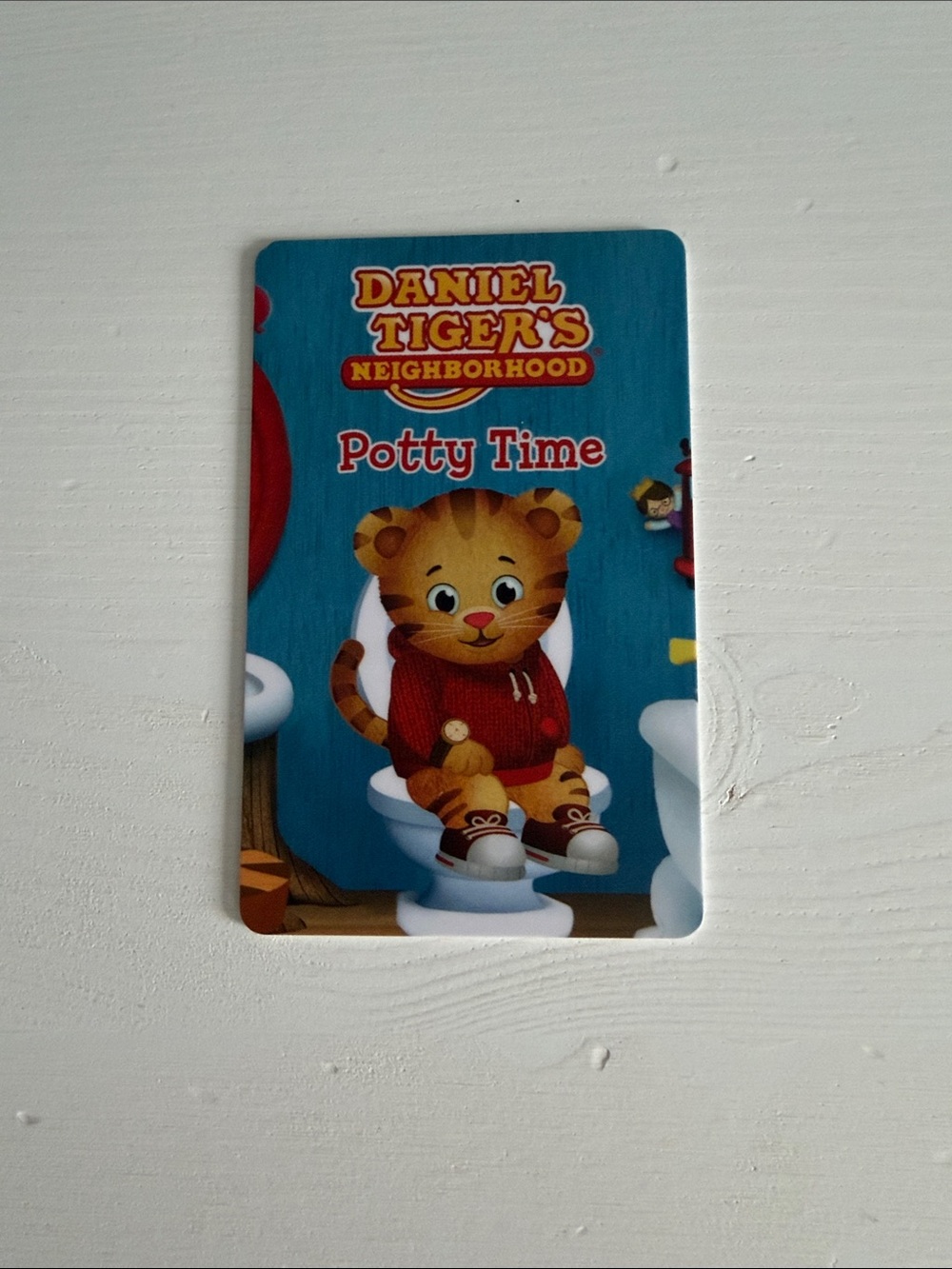 Daniel Tiger’s Neighborhood Potty Time Card - Blue